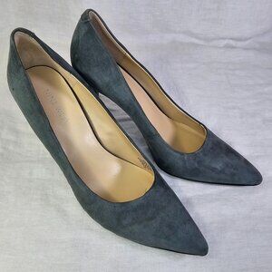 Nine West Suede 3.5” Stiletto Heel Pump 8M Grey